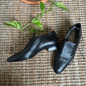 Guido Longinotti Italian Leather Shoes made in Florence black leather